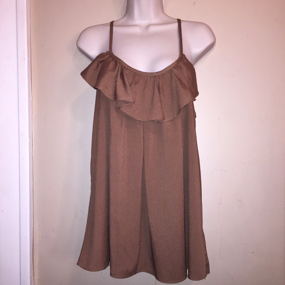 Dress | Racerback Ruffled Back Zipper - Picture 1 of 4